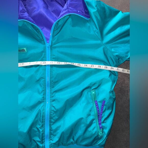 Vintage COLUMBIA 90s Oversized Reversible Windbreaker Jacket Medium Retro Ski XL - Picture 11 of 16